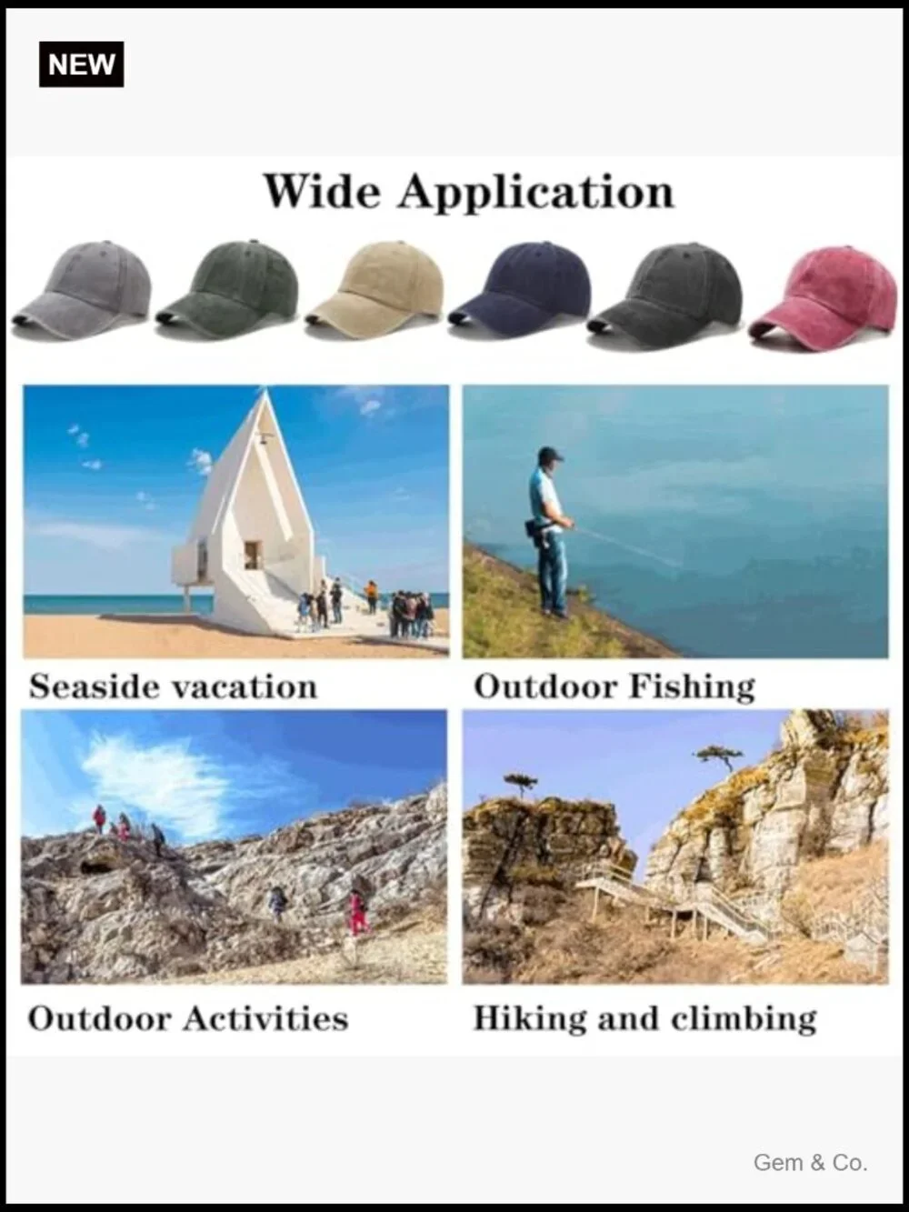 5/6 Pack Vintage Washed Plain Dad Baseball Hat for Men Women Adjustable